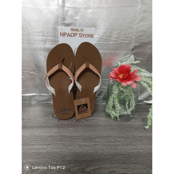 Reef Shoes - REEF Women's Cushion Sands Sandals - Natural 10M